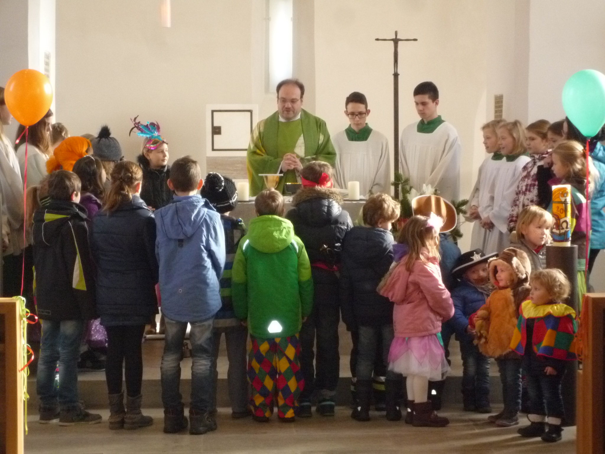 Der Gottesdienst der besonderen Art gefiel den Kindern