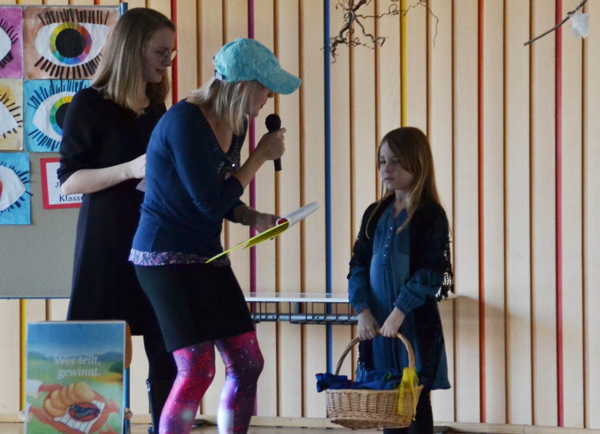 Zu Beginn des Kinderbebelnachmittags wurde ein kurzes Theaterstück zur Einstimmung vorgeführt.